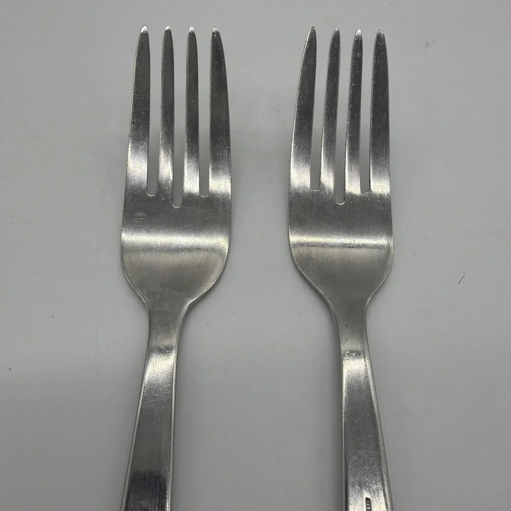 Zia International INSZIA1 Dinner Fork 1847 Rogers Brothers Stainless Steel 2 Lot